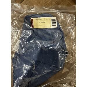 Longaberger 9" Woven Bowl Basket Liner CORNFLOWER BLUE fabric